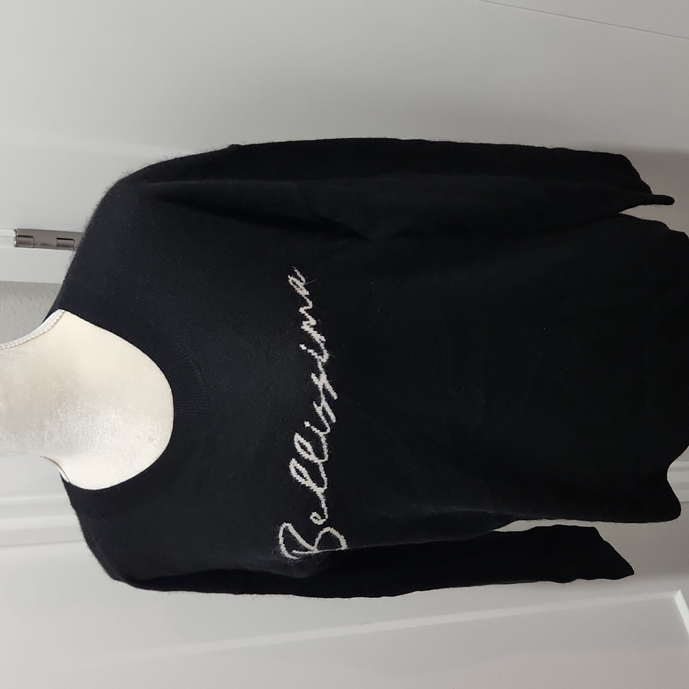 AQUA Cashmere Bellisima Crewneck Sweater - Exclusive Small NWT